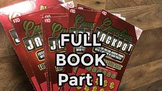 Full book of the $10 Carolina Jackpot tickets. Round One