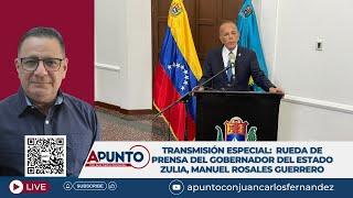 Transmisión Especial:  Rueda de Prensa del Gobernador del Estado Zulia, Manuel Rosales Guerrero