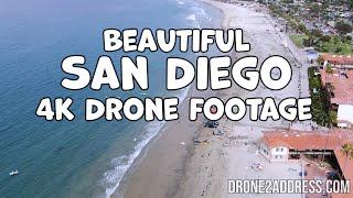 Beautiful San Diego Beach | Drone [4K]