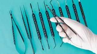 Salvin Non-Glare Featherweight Microsurgery Set