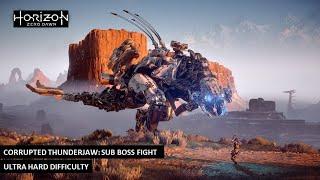 Horizon Zero Dawn: Corrupted Thunderjaw sub boss Fight