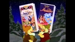 Aladdin and Snow White & the Seven Dwarfs UK VHS Christmas Advert (1994)