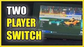 How to Play 2 Player Split Screen in Rocket League Nintendo Switch (Joy Con Controllers)