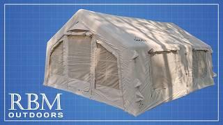 How BIG isThe COODY KOALA 7 INFLATABLE AIR TENT from RBM Outdoors