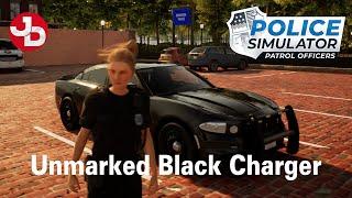 A shift with an unmarked Black Charger | Police Simulator Patrol Officers