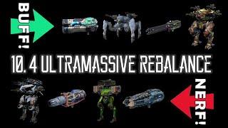 10.4 Ultramassive Rebalance | War Robots Test Server