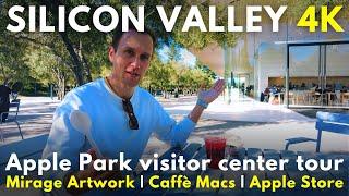 4K APPLE PARK Visitor Center Tour | Apple Store | Silicon Valley, Cupertino, California