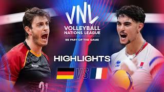  GER vs.  FRA - Highlights | Week 3 | Men's VNL 2024