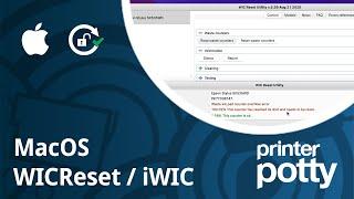 Fix Epson Waste Pad error using WICReset on a Mac computer