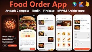  Food App android studio tutorial - how to make food ordering app?  