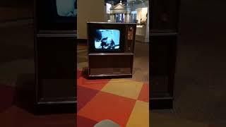 vintage TV at Melbourne museum