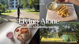 Living Alone in the Philippines: Nature run , home cooking, grocery, kitchen reset, sad news ️