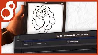 S8 Stencil Printer - AirPrint Setup with Apple iOS How To