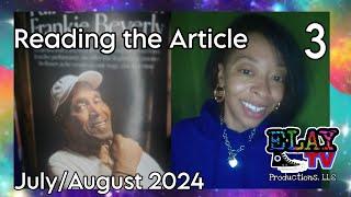 Essence Magazine Review 3 Frankie Beverly ELAY TV #frankiebeverly