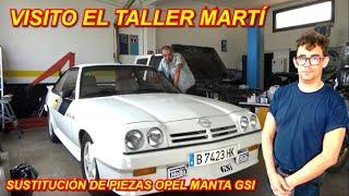 Opel Manta GSI de vuelta al taller para sustitución de piezas. #tallermecanico #opelmanta