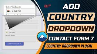 How to add country dropdown in contact form 7 | Contact form 7 country state dropdown plugin