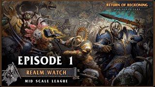 Warhammer Online Realm Watch - 24vs24 League Episode 1 - Return of Reckoning Gameplay