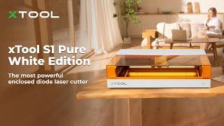 xTool S1 Pure White Edition | The Most Powerful Enclosed Diode Laser Cutter