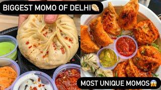 BIGGEST MOMOS OF DELHI | MOST UNIQUE MOMOS | MOMOS PLATTER | KURKURE MOMOS | MYFOODCRUSHH