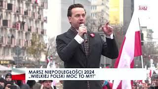 Krzysztof Bosak przemawia na Marszu Niepodległości 2024!!! #MarszNiepodległości