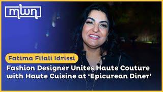 Fashion Designer Unites Haute Couture with Haute Cuisine at ‘Epicurean Diner’