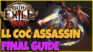 LL CoC Assassin Final Build Guide | Path of Exile Heist