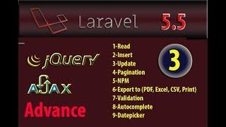 Laravel 5.5 Advance Update Data From Database By Ajax Jquery part 3