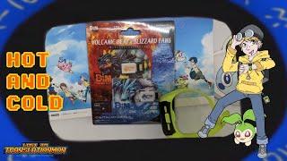 Digital Monster DiM Card Set Vol 01 Volcanic Beat & Blizzard Fang – Digimon Vital Bracelet Vlog #11