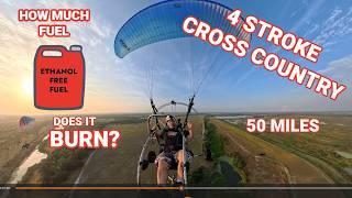 EXHILARATING Cross Country Flight! FOUR STROKE Fuel Burn Testing