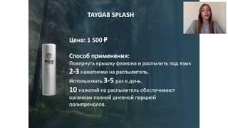 Линейка продуктов Tayga8: T8 SPLASH