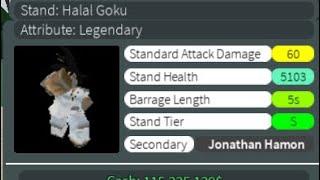 Halal Goku Legendary Showcase at lever 1000 | Stand upright rebooted