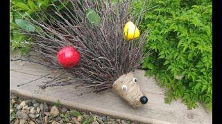 DIY Tree Branch Flower Bed Decorations | Garden Ideas | Turn Trash Into Beauty