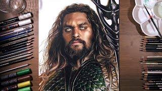 Justice League : Aquaman - speed drawing | drawholic