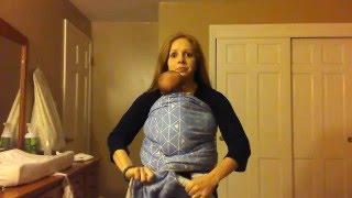Front Torso Cross Carry with a newborn