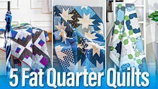 Fat Quarter Friendly Quilt Patterns You’ll Love