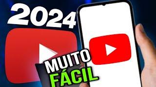 COMO CRIAR UM CANAL NO YOUTUBE DO ZERO PELO CELULAR - 2024