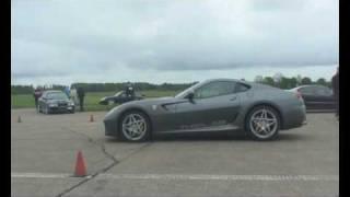 Ferrari 599 GTB F1 vs Porsche 911 Turbo TipTronic = GTBoard