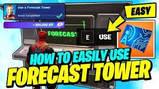 How to EASILY Use a Forecast Tower - Fortnite Story Quest