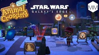 ▲ Galaxy's Edge in Animal Crossing // Star Wars Animal Crossing Island Tour