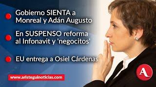 #AristeguiEnVivo: Gobierno sienta a Monreal y Adán Augusto; pausan reforma al Infonavit | 17/12/24