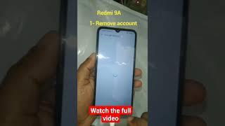 HOW TO Redmi 9A factory reset /hard reset