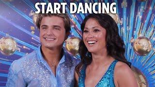 Olympic legend Sam Quek & pro Nikita Kuzmin's Strictly journey begins