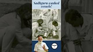 Sadhguru washed vessels! #sadhguru #isha #guru #vessel