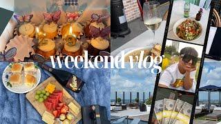 weekend vlog | birthday recap, gifts, luxury apartment tour, paying off debt & city dates