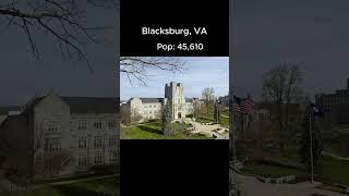 Random US Towns: Blacksburg, VA #shorts