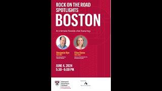 Rock On The Road Boston Fireside Chat Featuring Ben Nye and Elise Bates