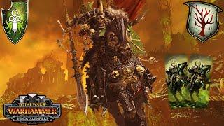 NEW KNIGHTS OF NURGLE - How Wood Elves Counter Aggressive Rush - Total War Warhammer 3