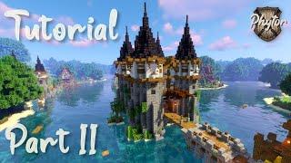 Minecraft Tutorial: How To Build A Medieval Castle! - Part 2