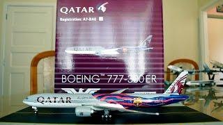 Eagle 1:200 Qatar 777-300ER "FC Barcelona" Unboxing and Review