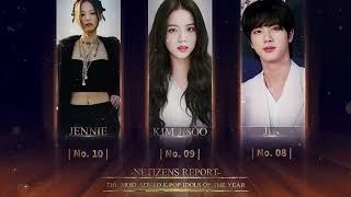 MOST-LOVED K POP IDOLS  OF THE YEAR 2022 (Finalists)